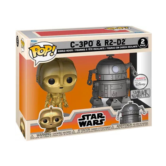 Funko Pop! Star WArs - C-3PO & R2D2 Disney Exclusive) (45 ans Star Wars )