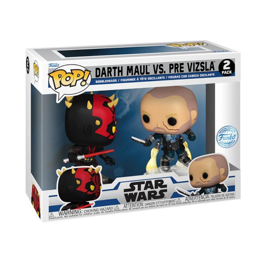 Funko Pop! Star Wars - Darth Maul VS Pre Vizsla 2 Pack (Special Edition)