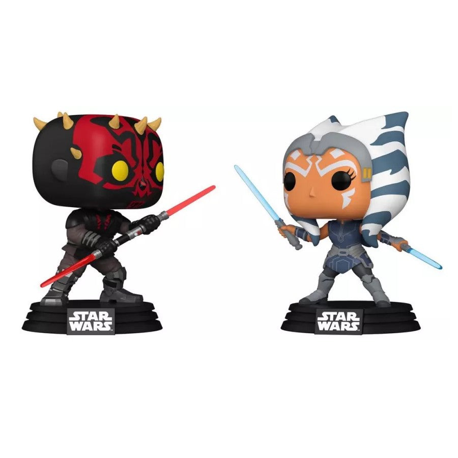 Funko Pop! Star Wars- Darth Maul Vs Ahsoka 2 Pack (Special Edition)