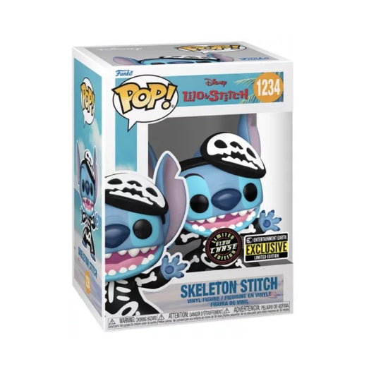 Funko Pop! Disney - Lilo & Stitch - Skeleton Stitch Glow In The Dark Chase 1234 ( Entertainment Earth)