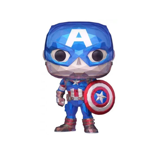 Funko Pop! Marvel- Captain America Facet 1268 (Funko Exclusive)