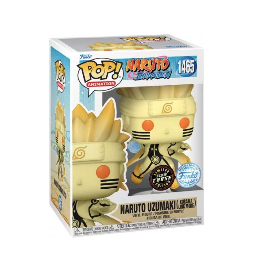 Funko Pop! Naruto - Naruto Uzumaki (Kurama Mode) glow in The Dark Chase 1465 (Special Edition)