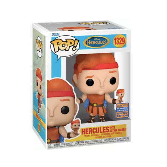 Funko Pop! Disney - Hercules with action figure 1329 Wondrous Convention 2023 (Limited Edition)