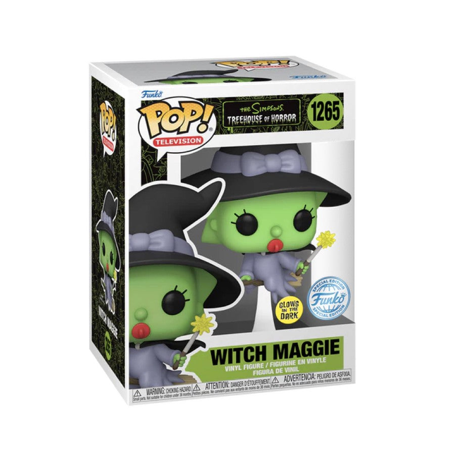 Funko Pop! The Simpsons - Witch Maggie Glow In The Dark 1265 (Special Edition)