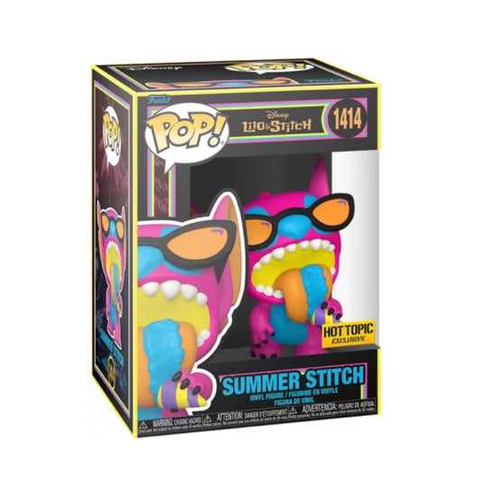 Funko Pop! Disney - Summer Stitch Blacklight 1414 (Hot Topic Exclusive)