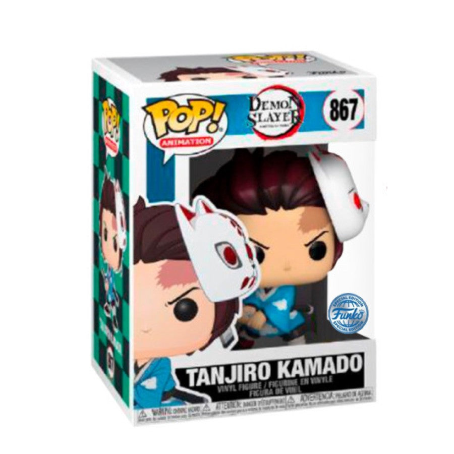 Funko Pop! Demon Slayer -Tanjiro Kamado with Mask 867 (Special Edition)