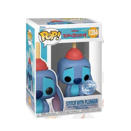 Funko Pop! Disney - Lilo & Stitch - Stitch with Plunger 1354 (Special Edition)