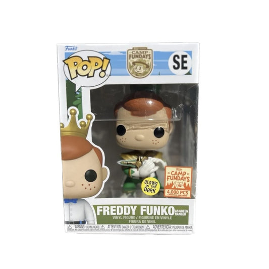 Funko Pop! Camp Fundays - Freddy Funko as Green Ranger Glow In The Dark (Limited Edition 4.000)