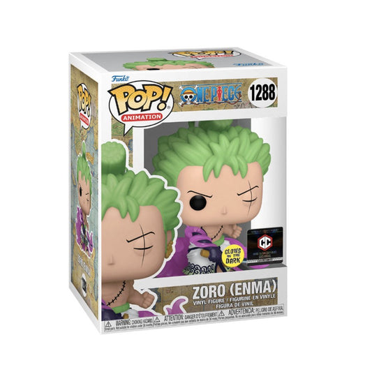 Funko Pop! One piece -  Zoro (Enma) Glow in the dark 1288 (Chalice Exclusive)