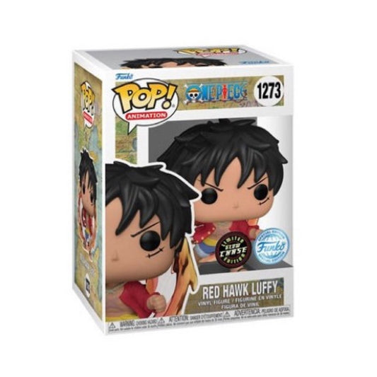 Funko Pop! One piece - Red Hawk Luffy 1273 CHASE (Spécial édition)