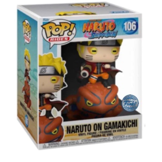 Funko Pop! Naruto Shippuden Naruto On Gamakichi 106 Special Edition