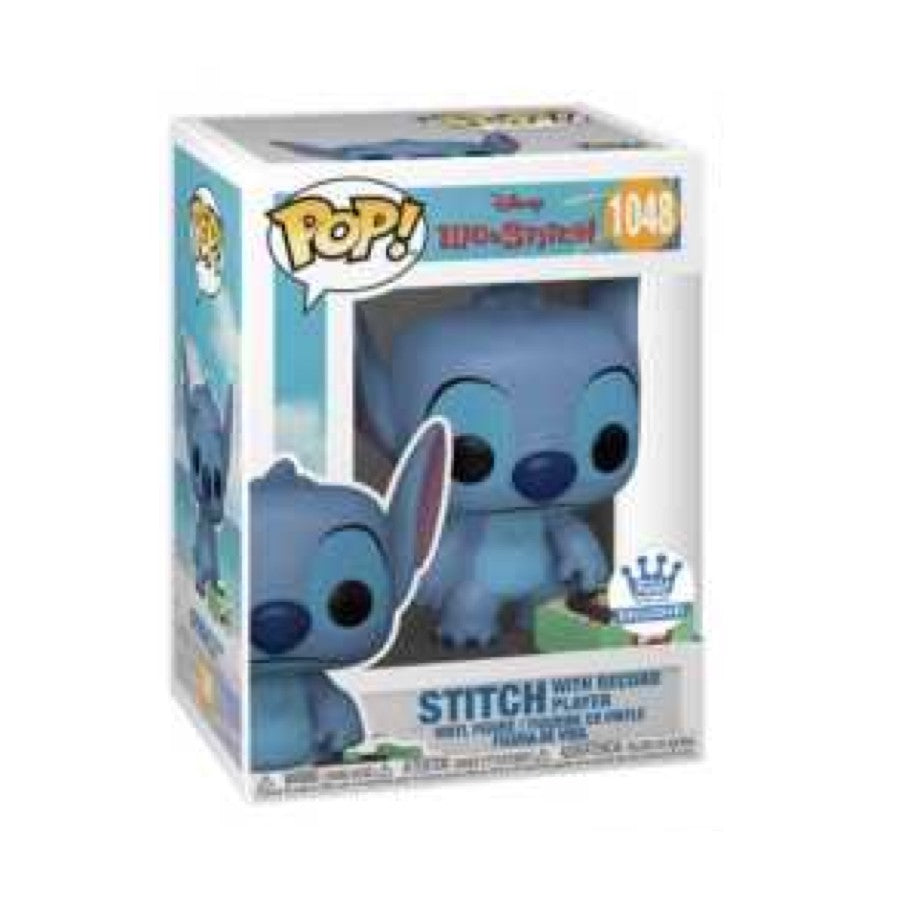 Funko Pop! Disney - Stitch With Record Player 1048 (Funko Exclusive)