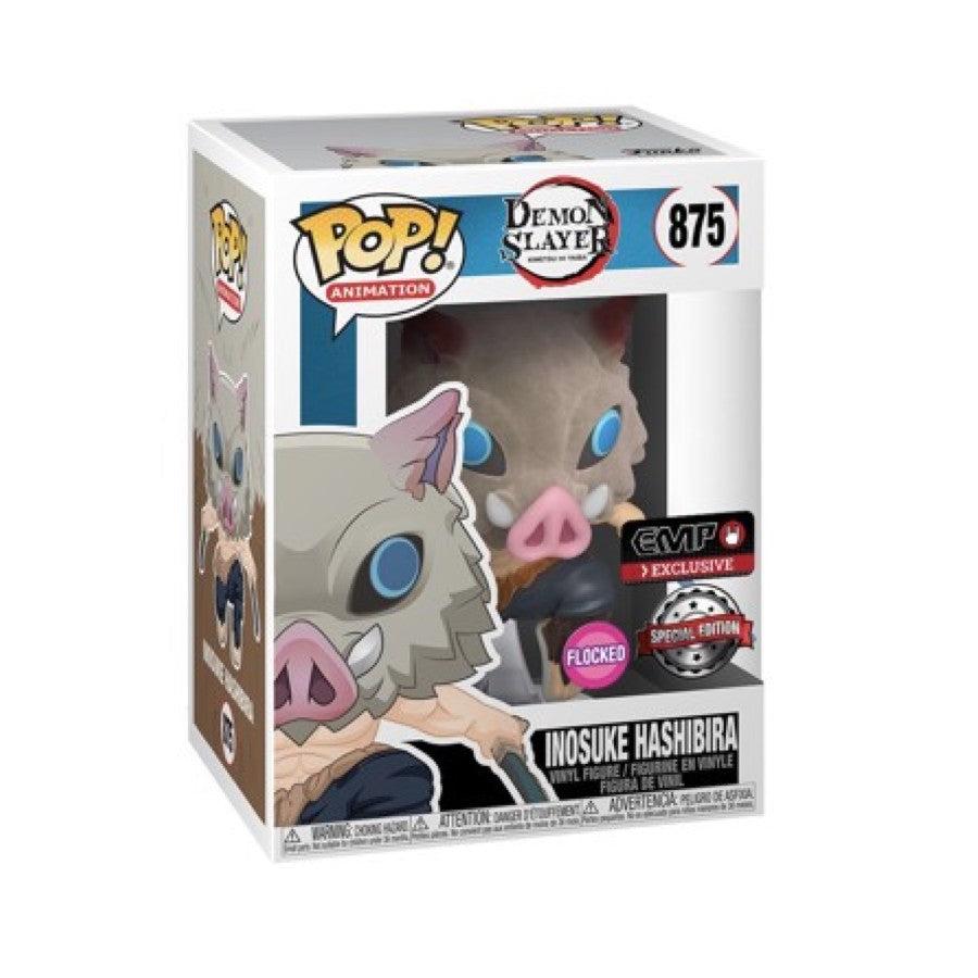 Funko Pop! Demon Slayer - Inosuke Hashibira 875 Flocked (Emp Exclusive) (Special Edition)