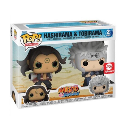 Funko Pop! Naruto Hashirama Et Tobirama 2-Pack Exclusivité AE